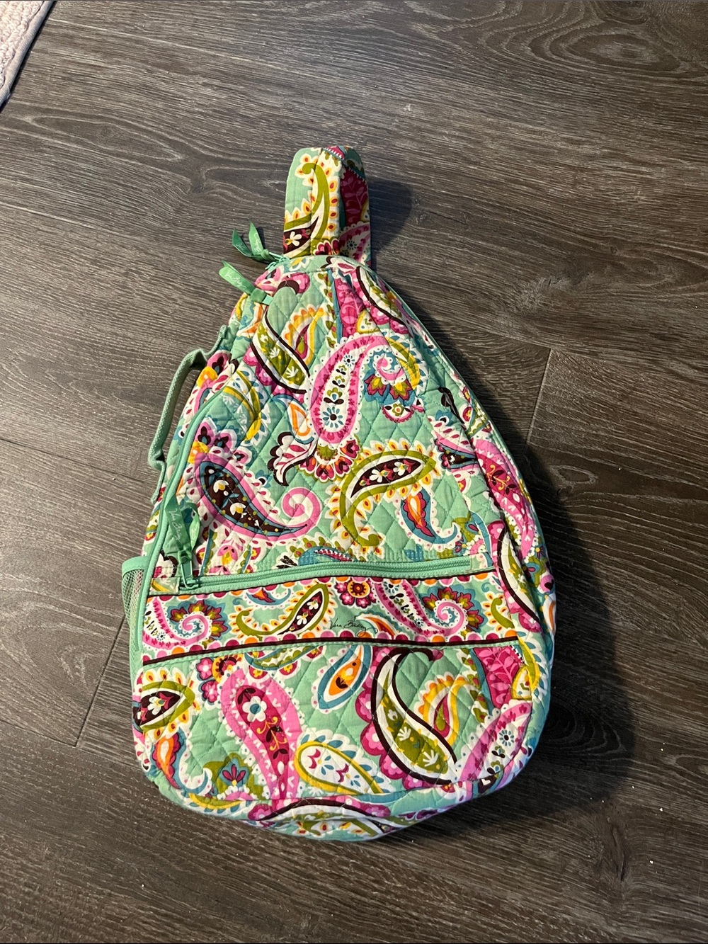 Vera Bradley Sling Tennis Backpack in Tutti Frutti